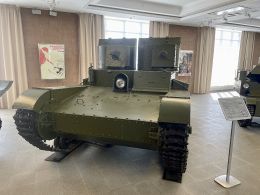 Танк Т-26 в Военном музее г. Верхняя Пышма