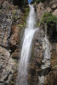 Водопад Кегеты - Высота: 50 метров, Высота над уровнем моря: 1880 метров